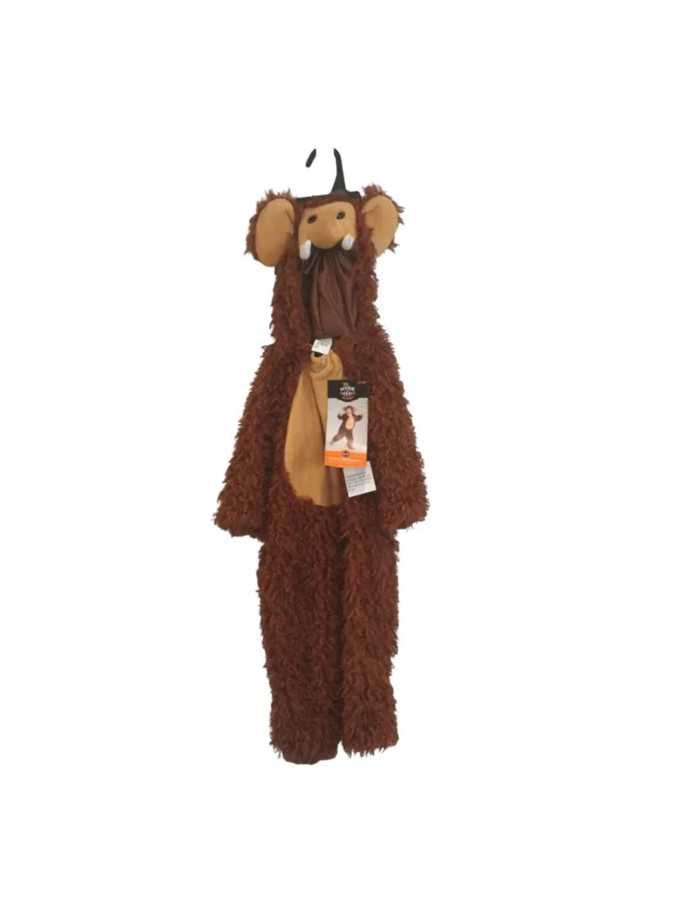 Hyde & EEk! Child's 18-24 Months WOOLY MAMMOTH Hooded Fluffy Jumpsuit